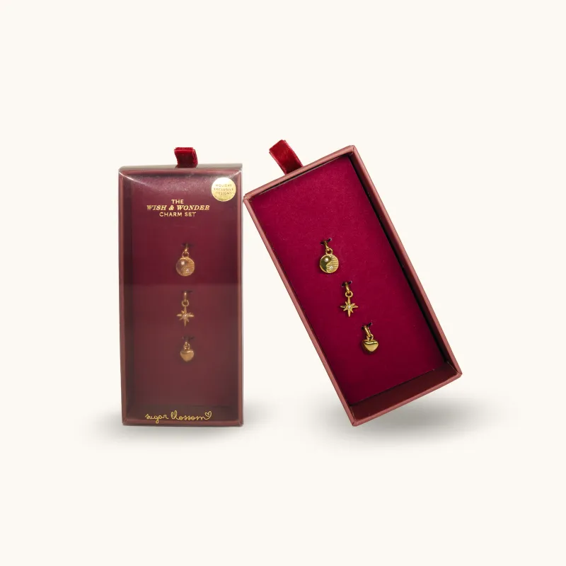 The Wish & Wonder Charm Set sold by Sugar Blossom