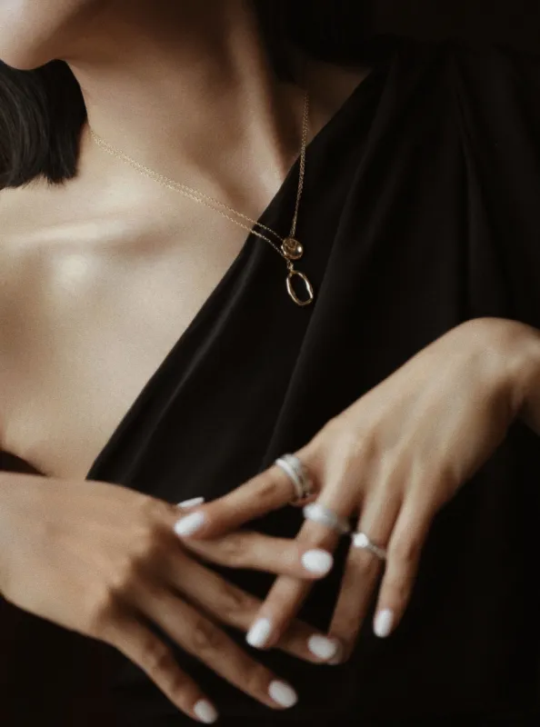 Gold Plate Necklace sold by VERAFIED