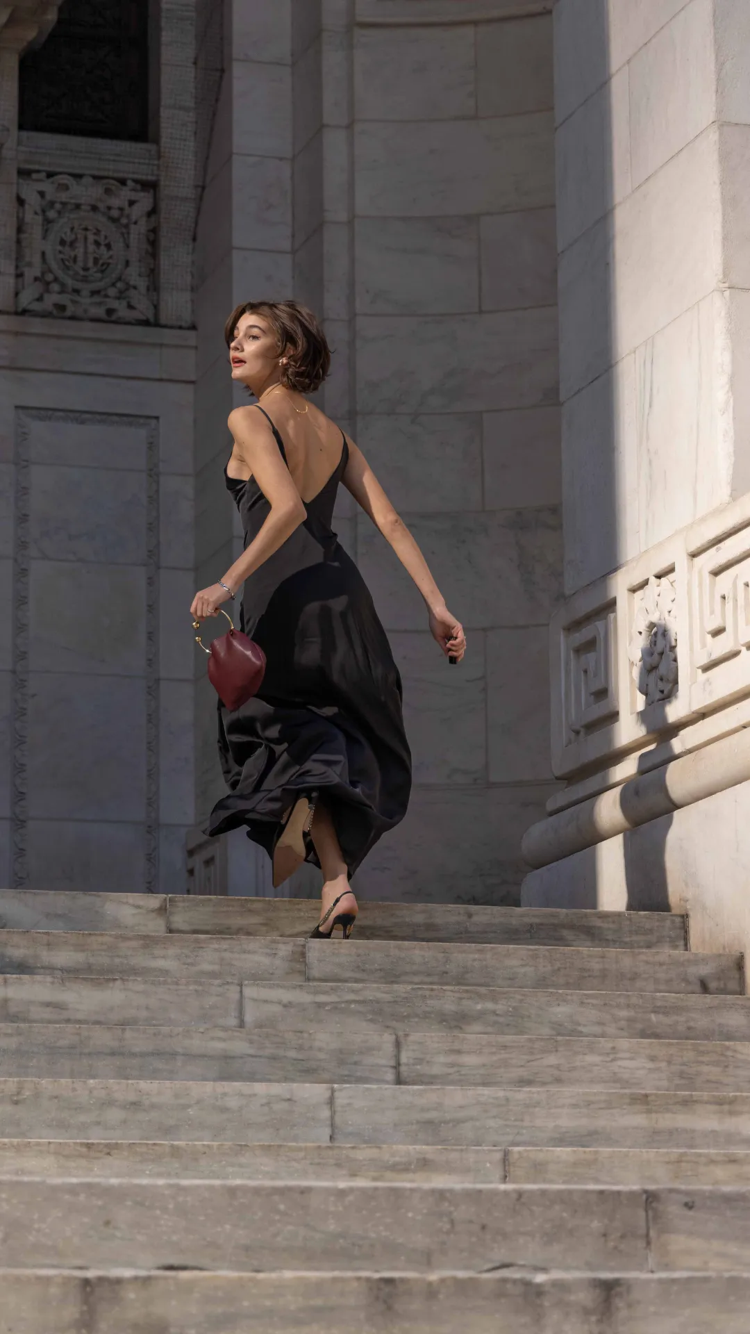 Romantically Speaking Black Slip Dress(Final Sale) sold by VERAFIED product image thumbnail 5