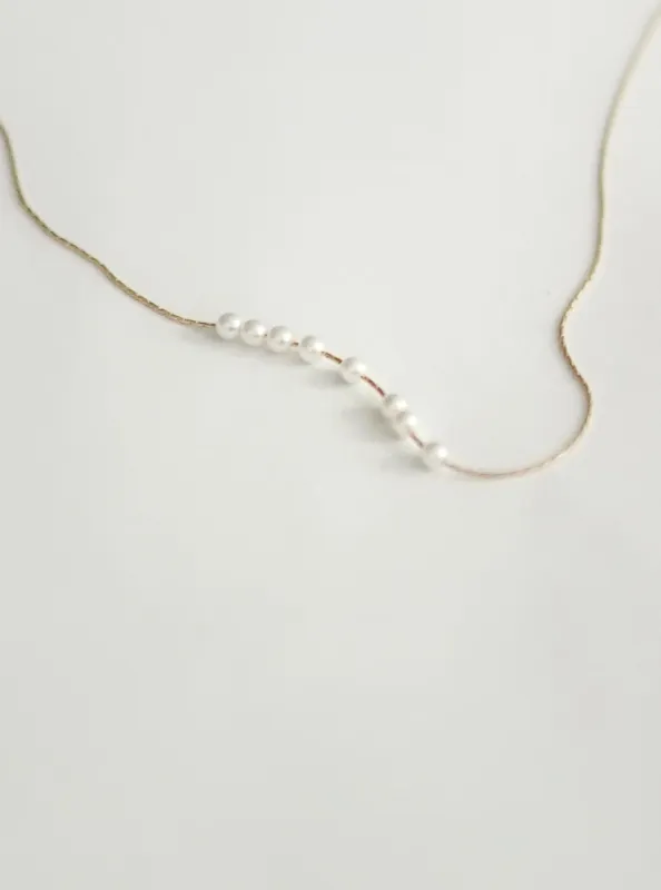 Pearl Beads Necklace sold by VERAFIED