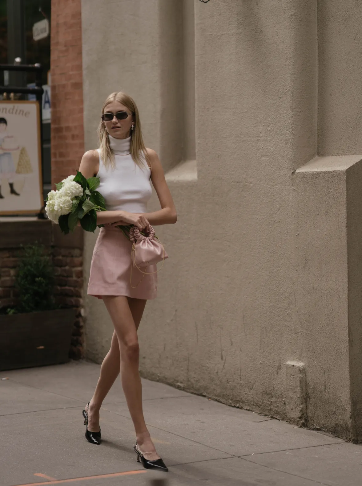 Peach Mini Cloud Bag (Final Sale) sold by VERAFIED product image thumbnail 4