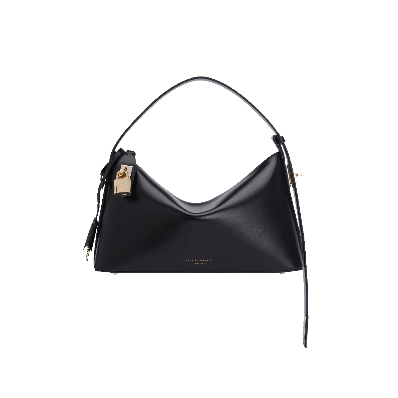 Gold Black Hobo Bag sold by VERAFIED