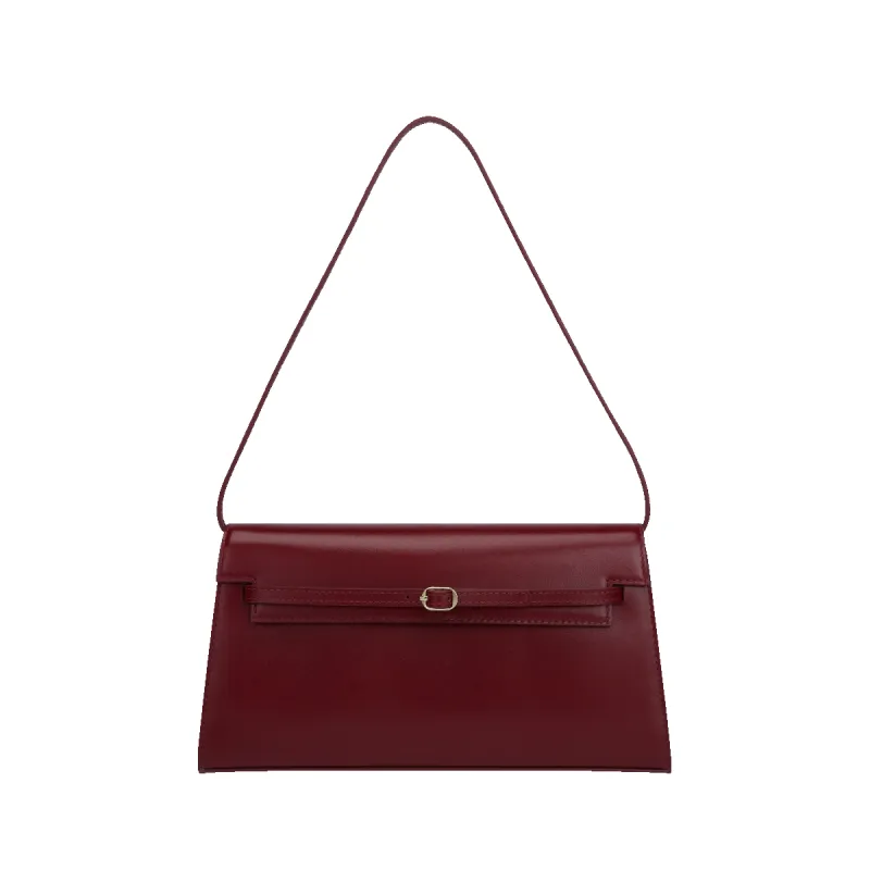 Dark Cherry Shoulder Bag sold by VERAFIED