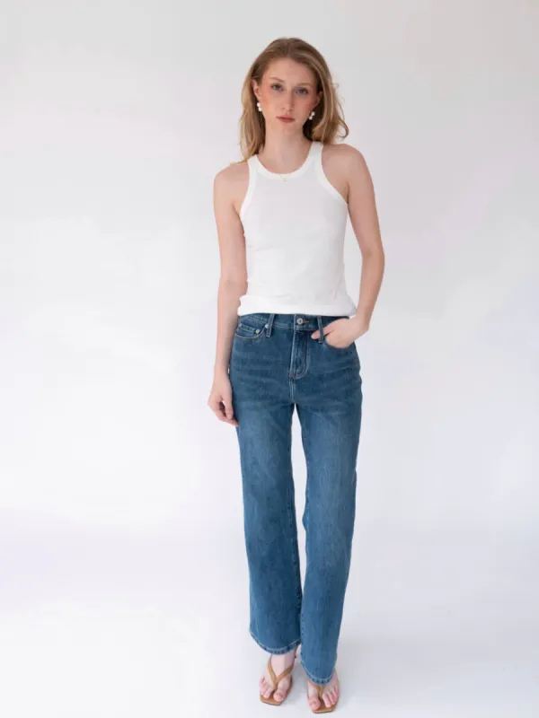 High Rise Loose Jeans(Final Sale) sold by VERAFIED