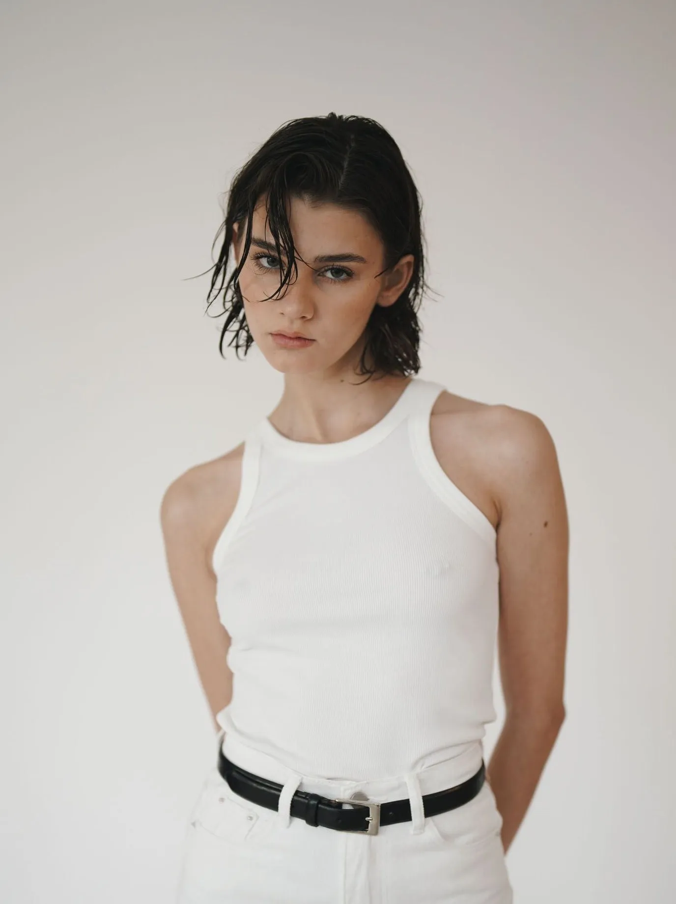 White Tank Top sold by VERAFIED