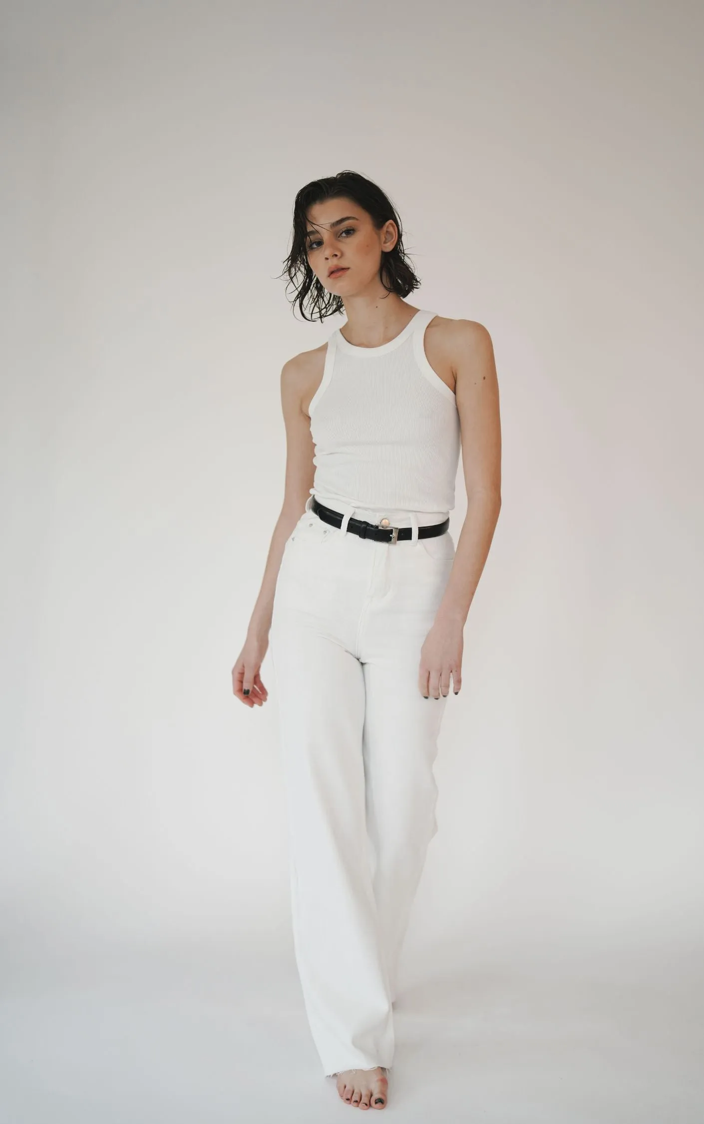 White Tank Top sold by VERAFIED product image thumbnail 5