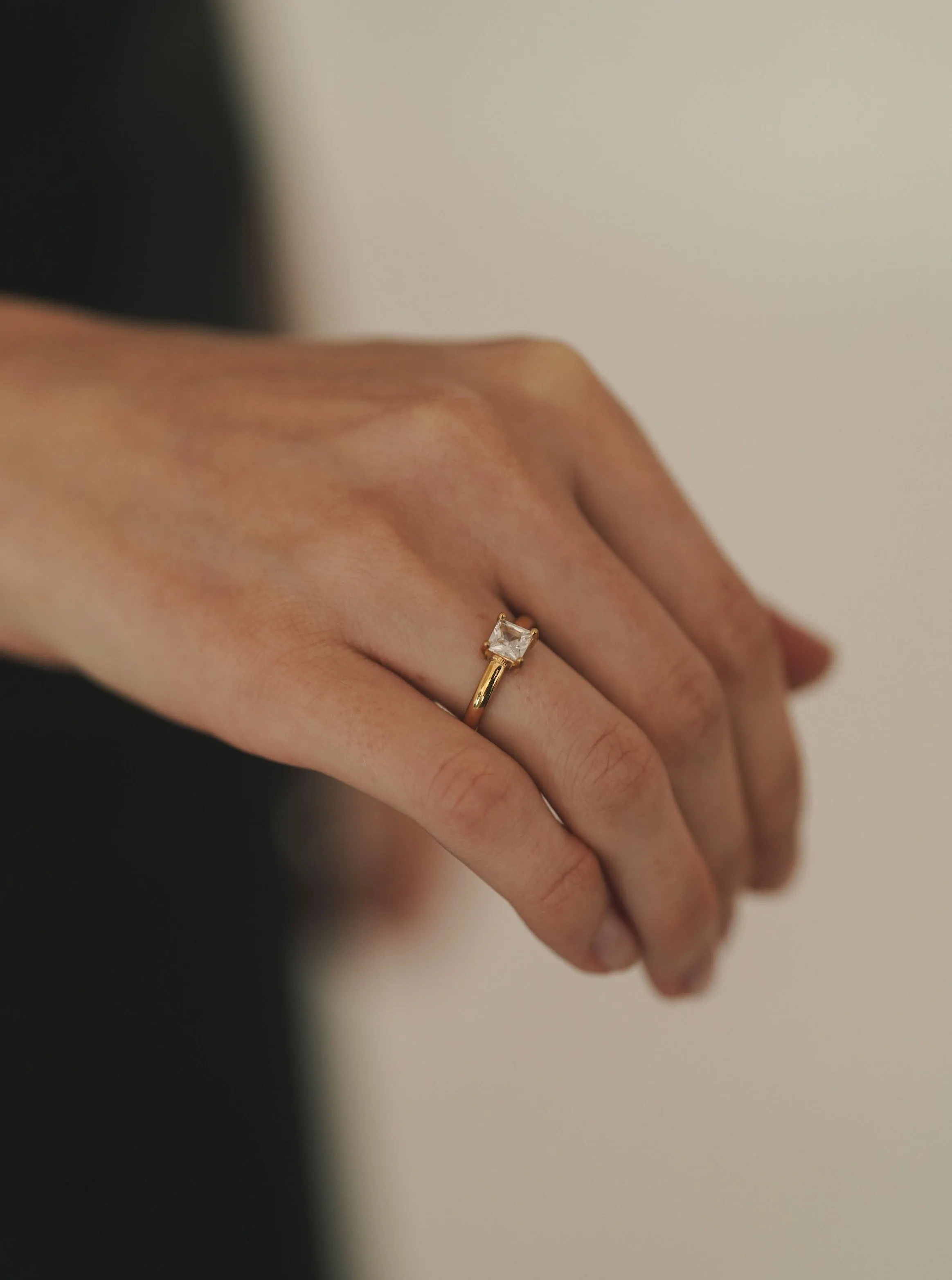 Charlotte Square Ring (Final Sale) sold by VERAFIED product image thumbnail 2