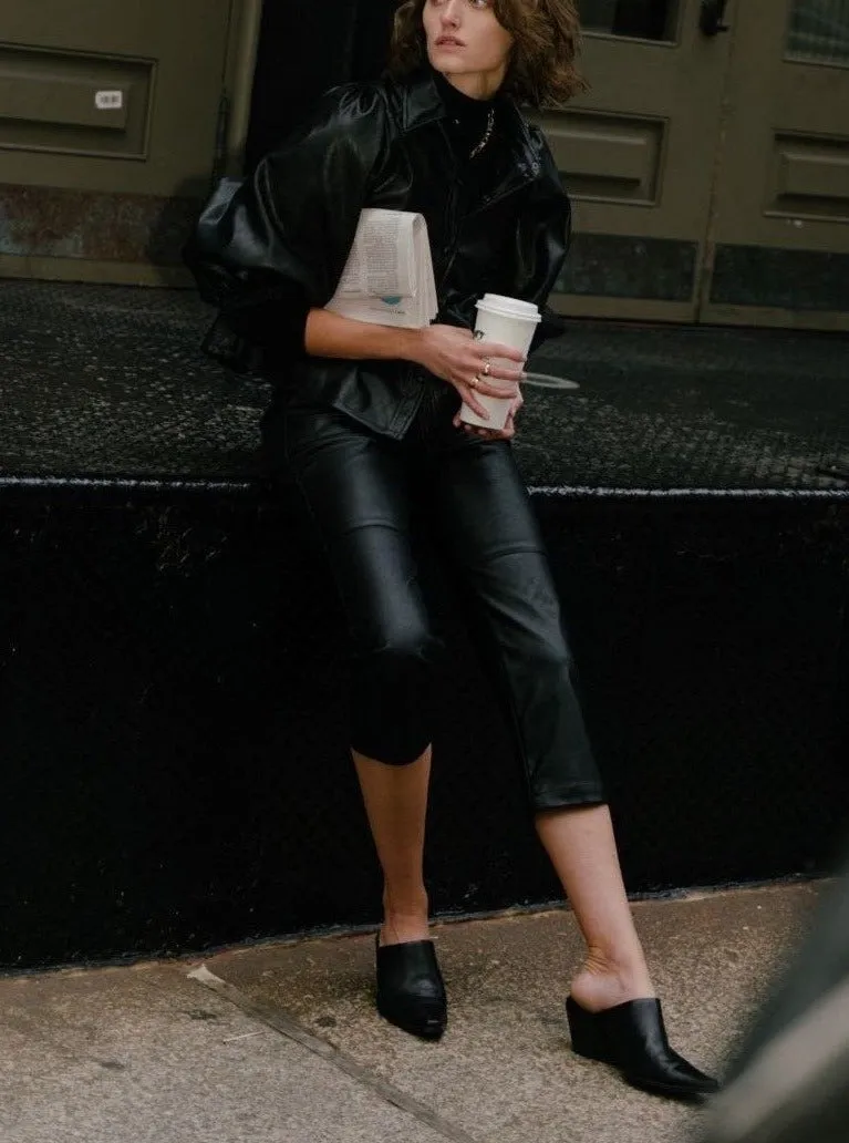 Vegan Leather Pants sold by VERAFIED