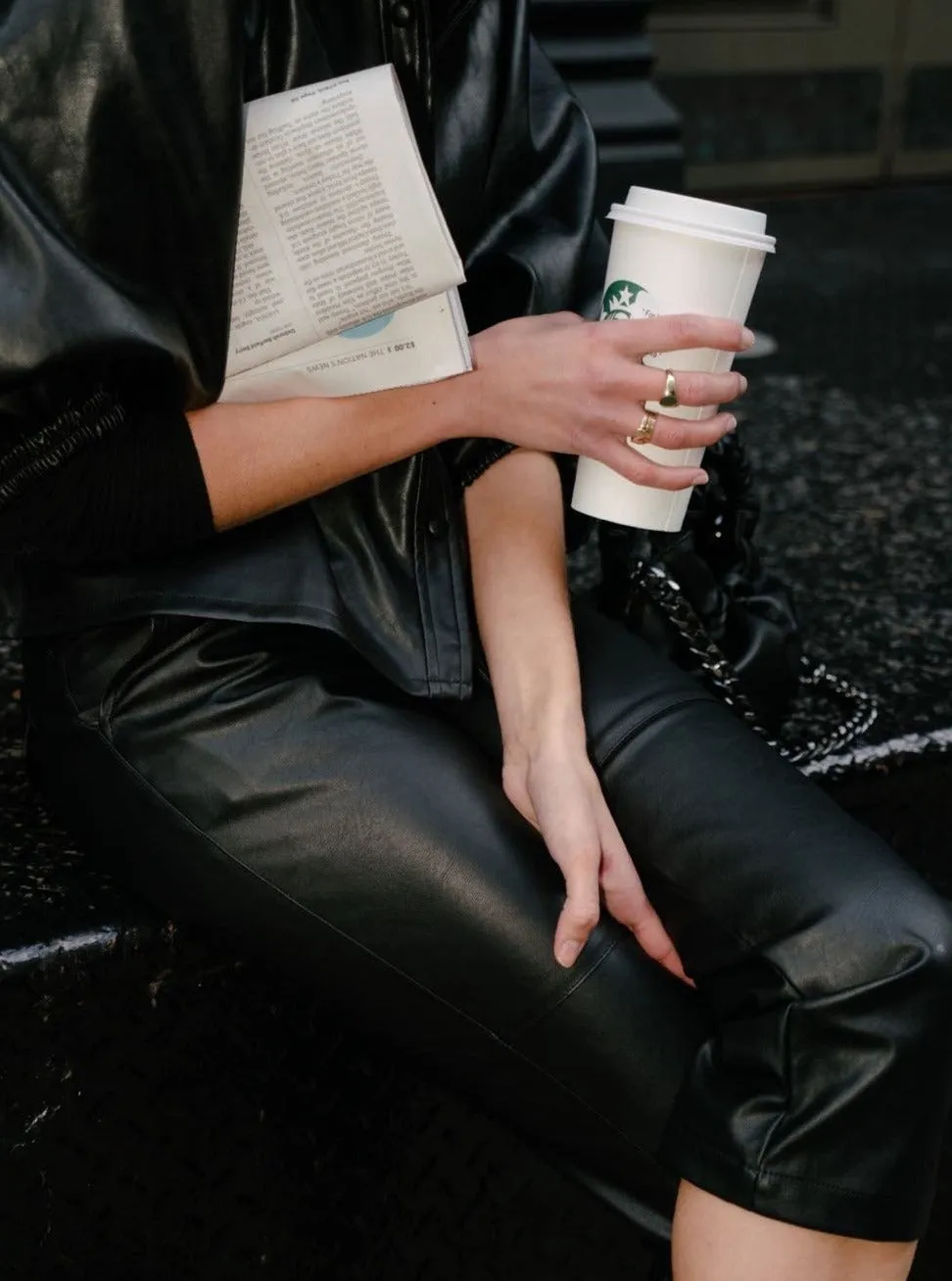 Vegan Leather Pants sold by VERAFIED product image thumbnail 2