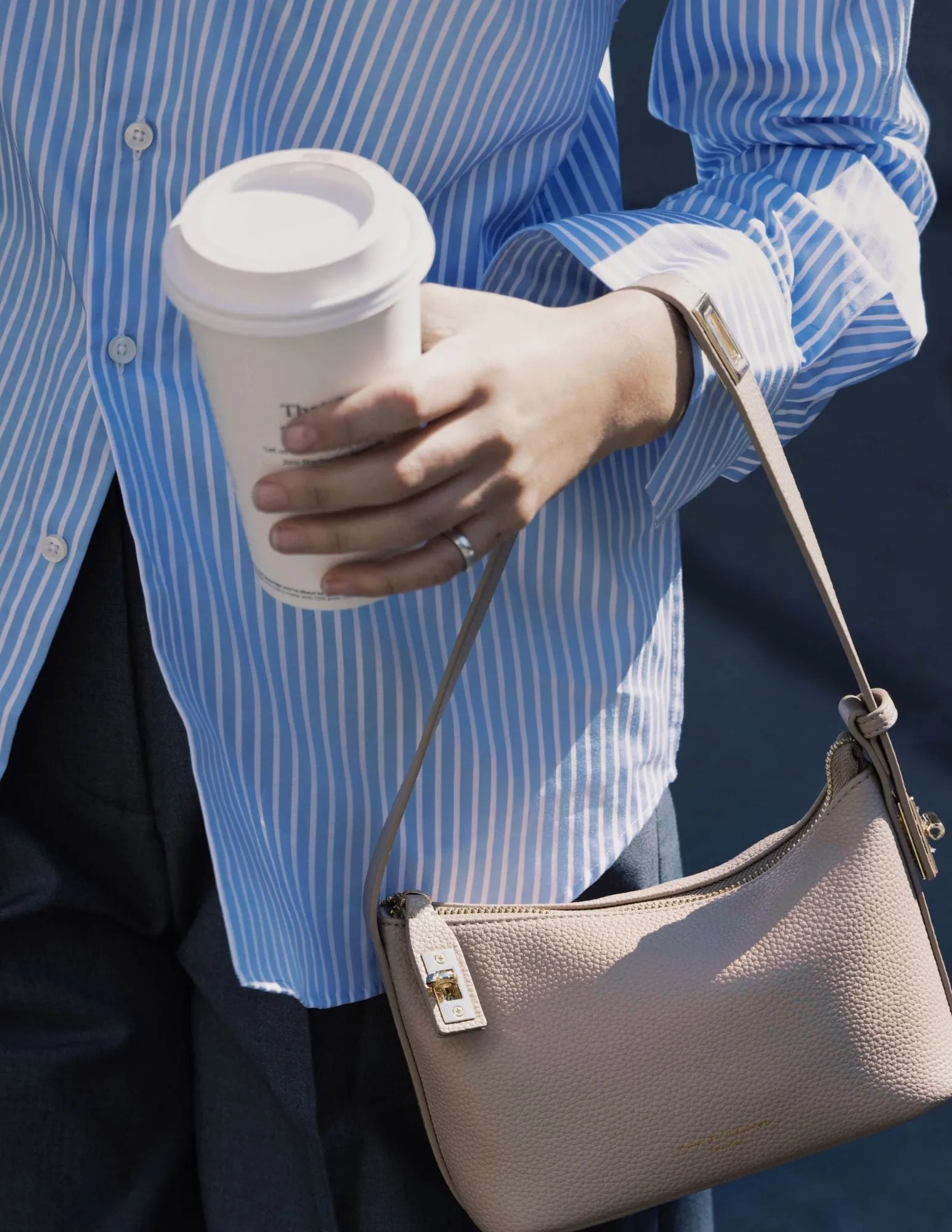 Blue Stripe Dress Shirt sold by VERAFIED product image thumbnail 5