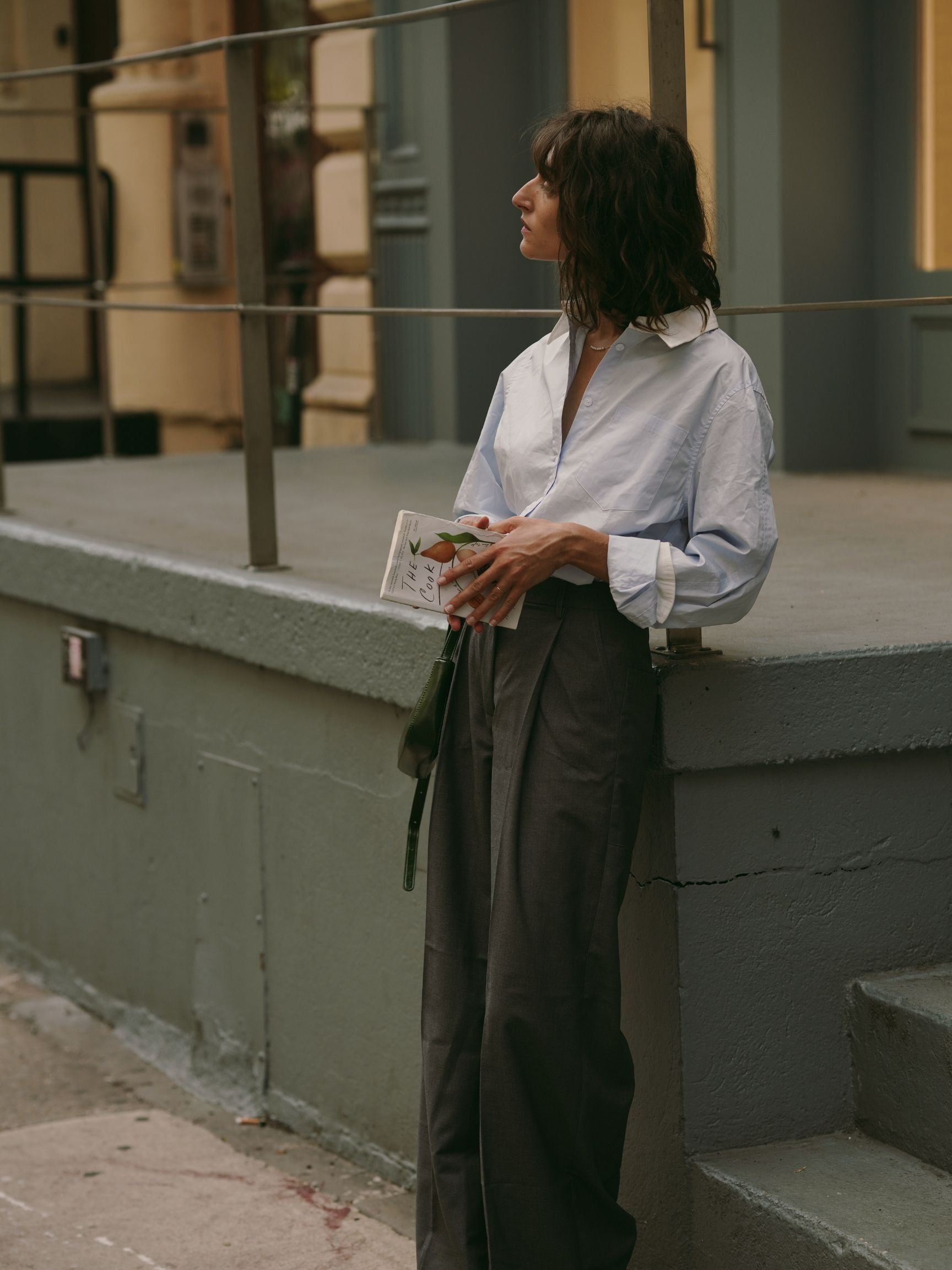 Frank Pleated Wide-Leg Trousers (Final Sale) sold by VERAFIED product image thumbnail 5