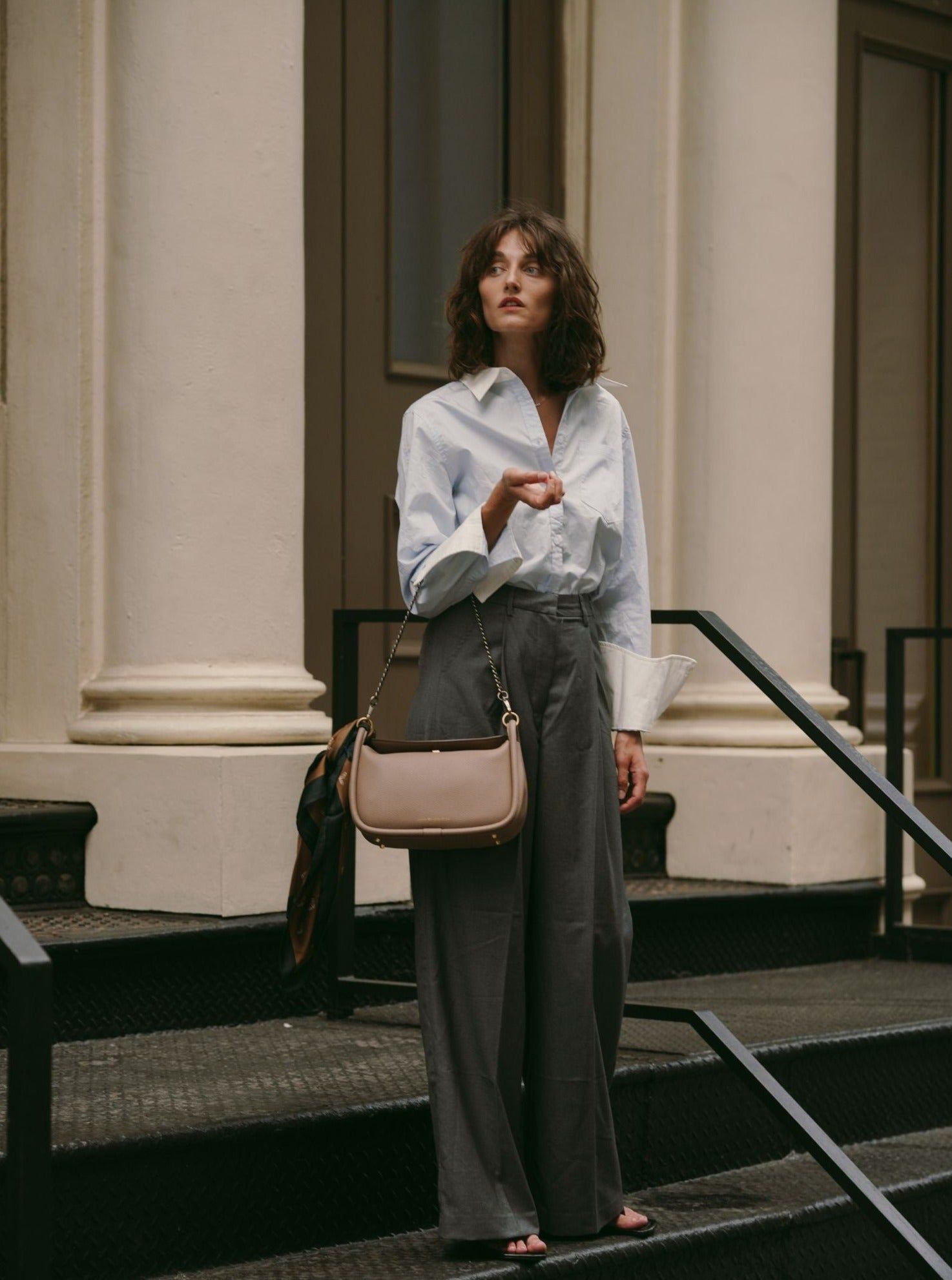 Frank Pleated Wide-Leg Trousers (Final Sale) sold by VERAFIED product image thumbnail 2