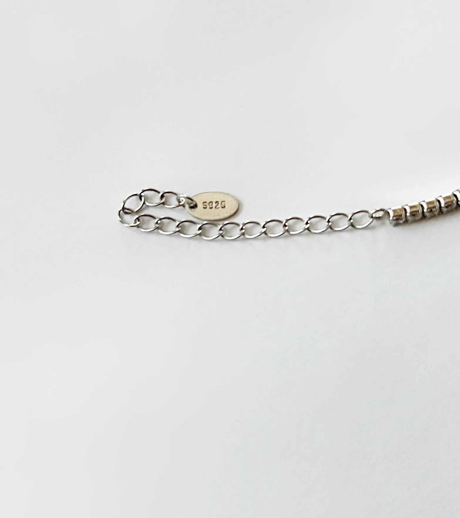 White Stone Anklet sold by VERAFIED product image thumbnail 4