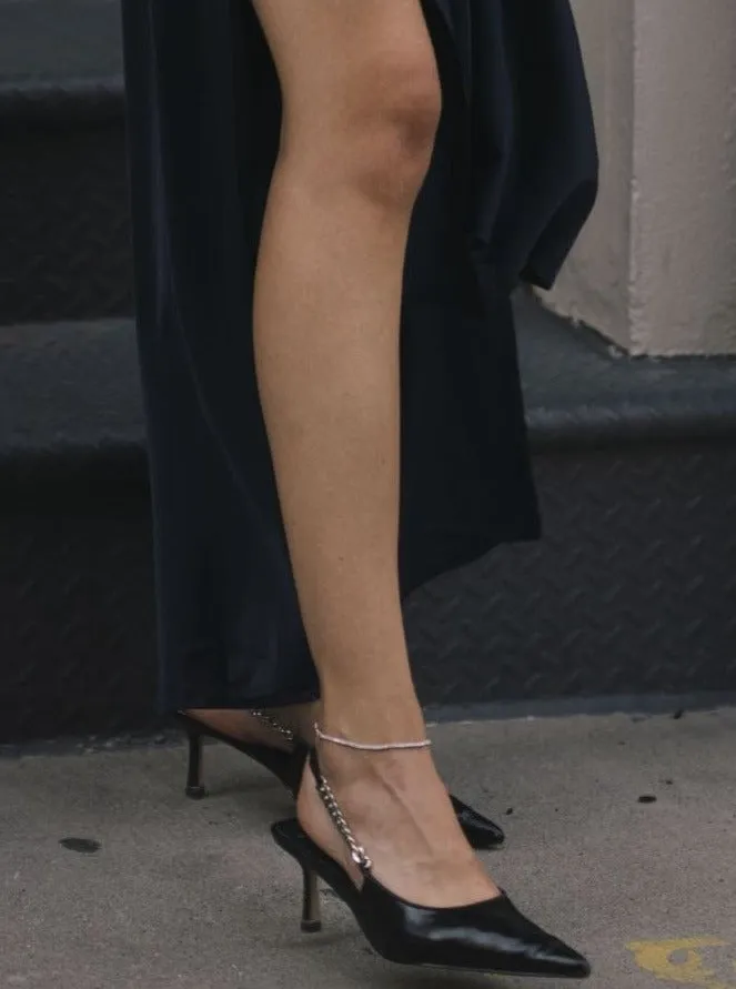 White Stone Anklet sold by VERAFIED product image thumbnail 2