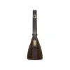 Gold Espresso Suede Hobo Bag sold by VERAFIED
