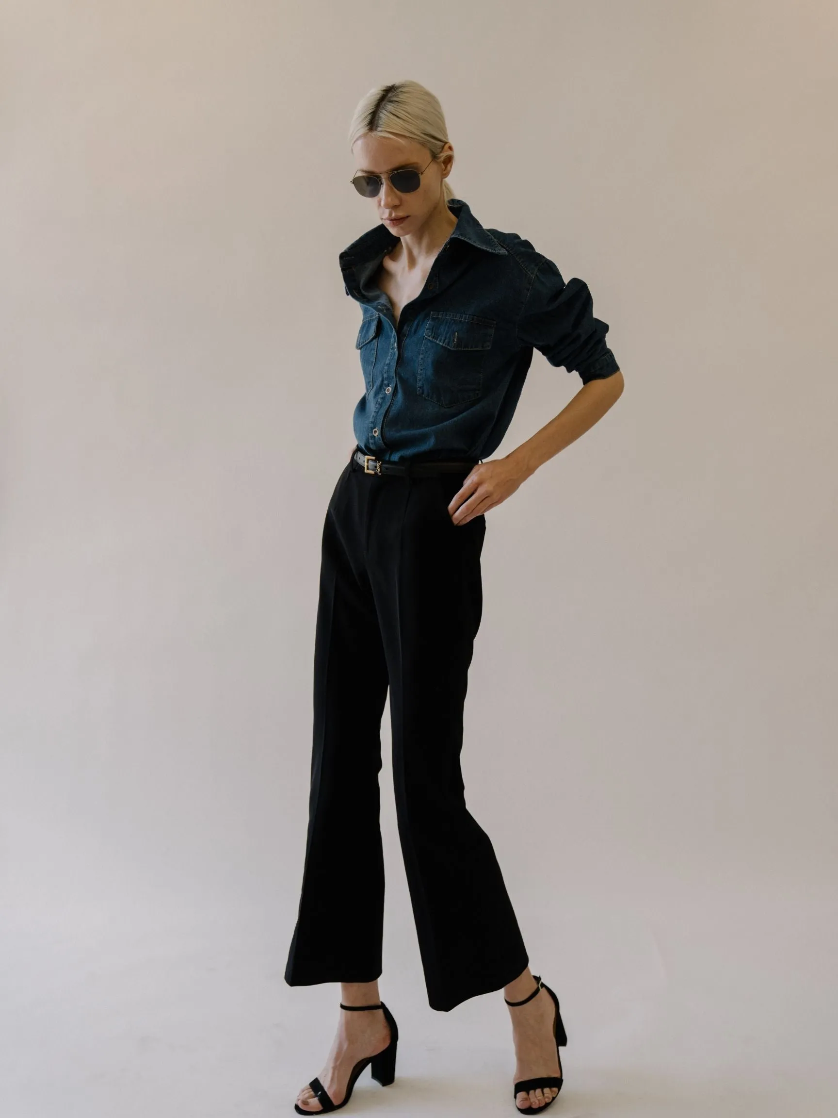 Classic Denim Shirt (Final Sale) sold by VERAFIED product image thumbnail 4