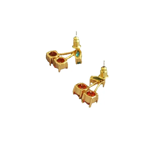 Cherry Stud Earrings sold by VERAFIED product image thumbnail 4
