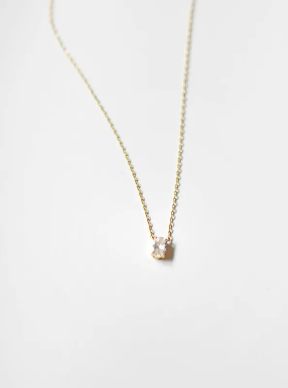 White Stone Necklace sold by VERAFIED