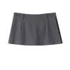 Grey Low-Rise Skort sold by VERAFIED