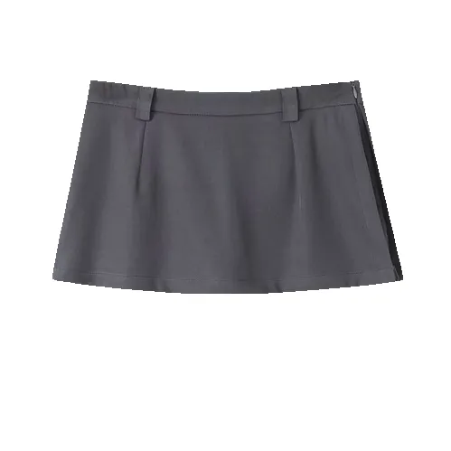 Grey Low-Rise Skort sold by VERAFIED product image thumbnail 3