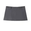 Grey Low-Rise Skort sold by VERAFIED