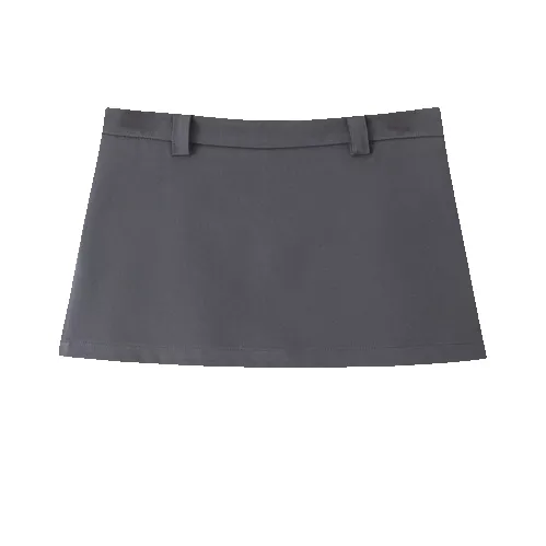 Grey Low-Rise Skort sold by VERAFIED product image thumbnail 4