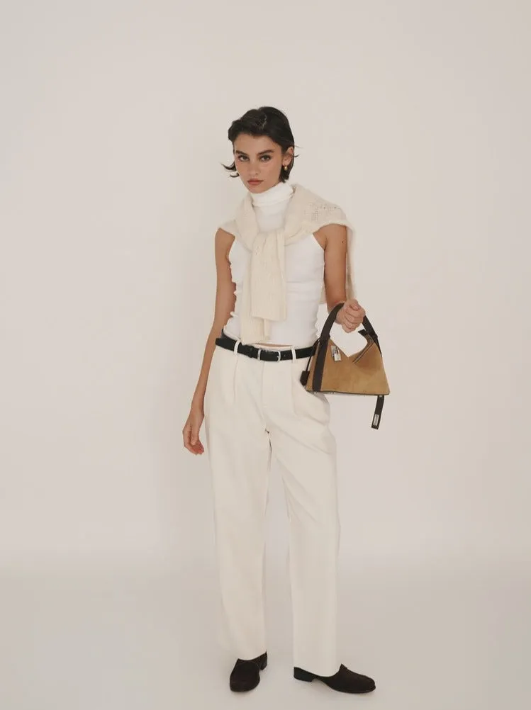 Solid Straight Leg Trousers (unisex) sold by VERAFIED product image thumbnail 5