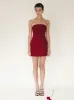 Cherry Strapless Mini Dress sold by VERAFIED