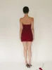 Cherry Strapless Mini Dress sold by VERAFIED