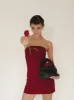 Cherry Strapless Mini Dress sold by VERAFIED