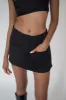 Black Low-rise Mini Skirt(Final Sale) sold by VERAFIED