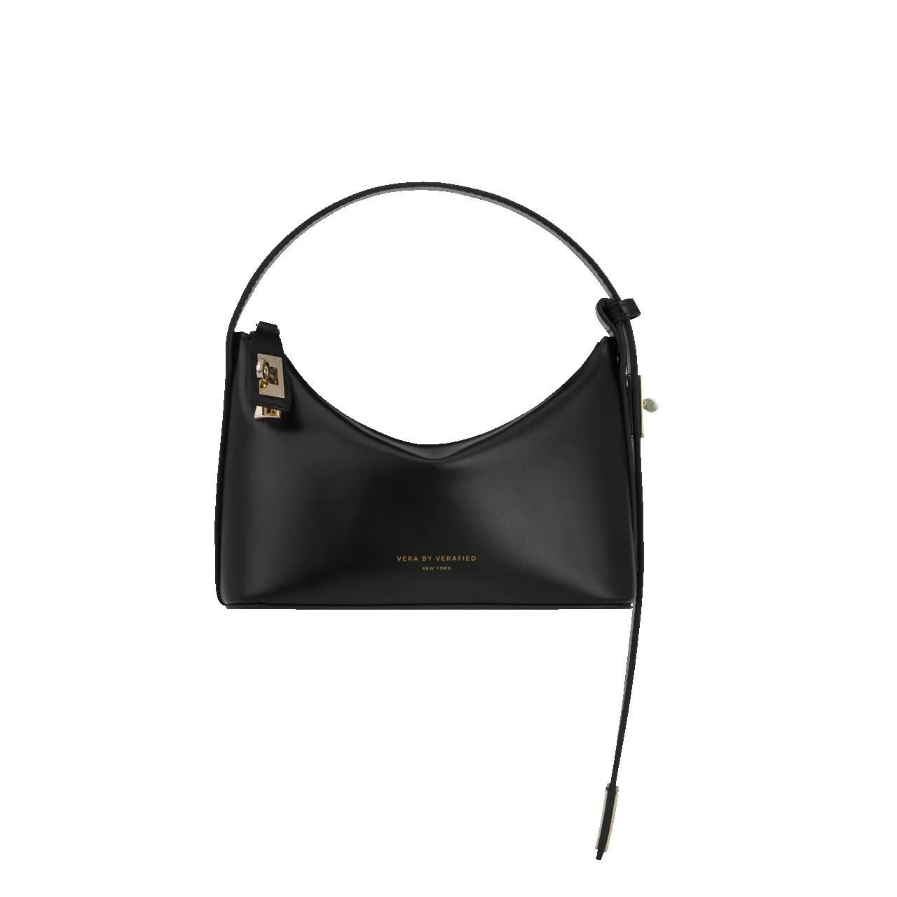 Mini Gold Black Hobo Bag sold by VERAFIED product image thumbnail 4