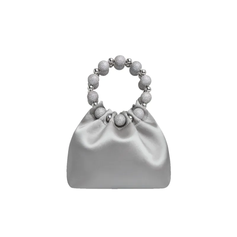 Mini Silver Diamond Handbag sold by VERAFIED