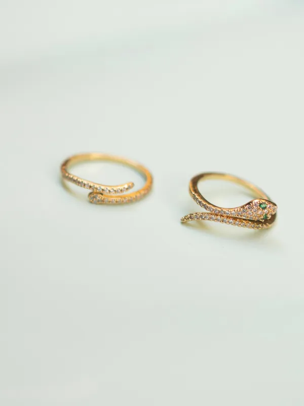 Snake Ring Set sold by VERAFIED