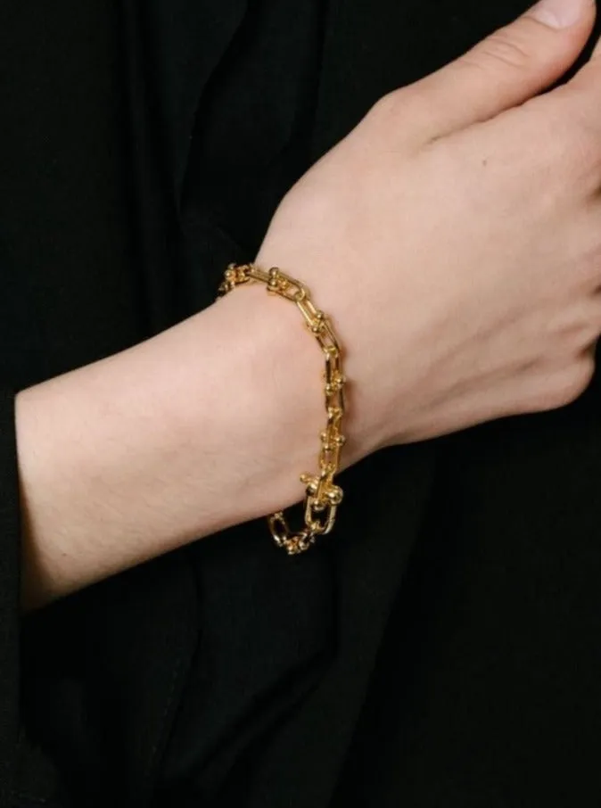 Nomo Gold Chain Link Bracelet (Final Sale) sold by VERAFIED product image thumbnail 2