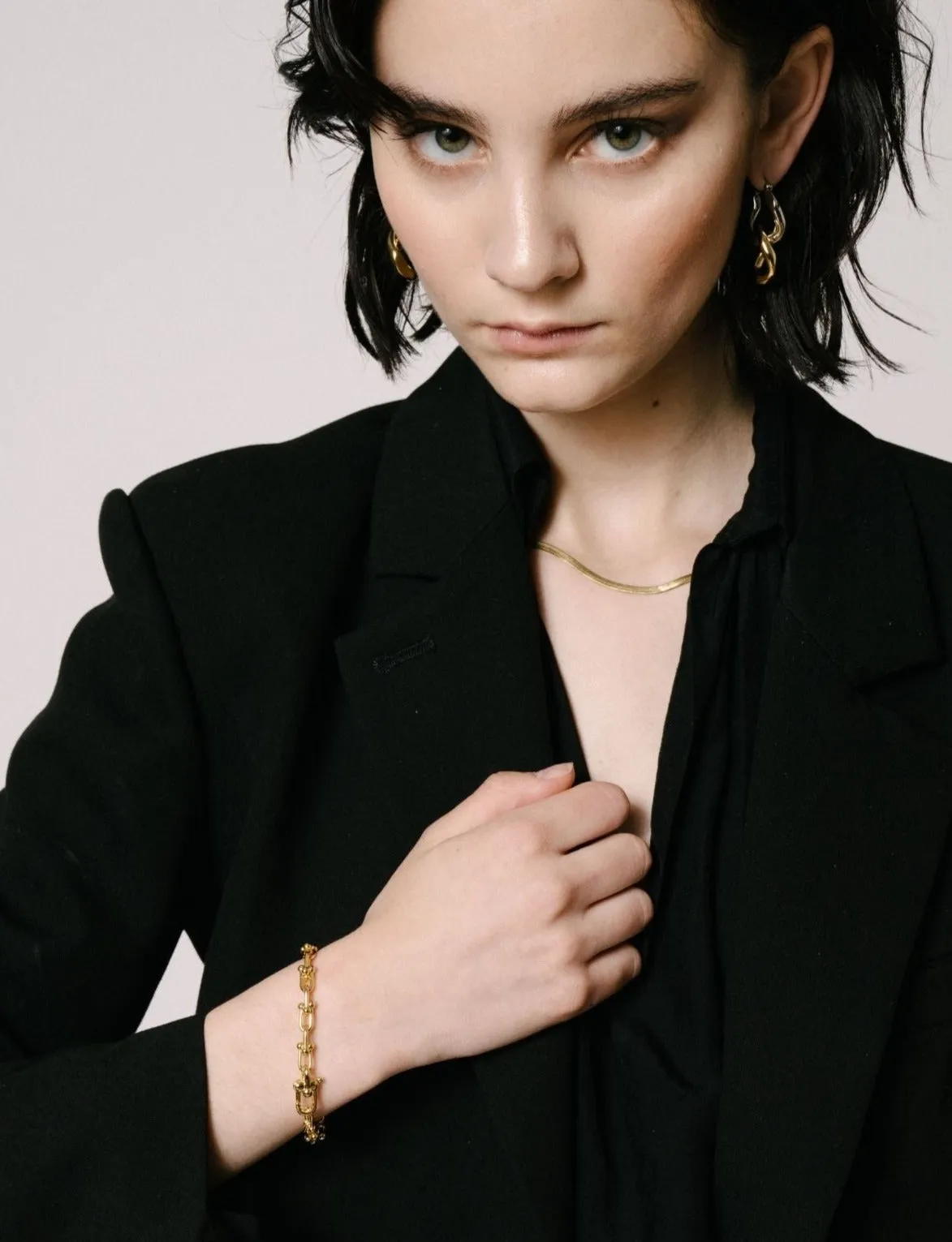 Nomo Gold Chain Link Bracelet (Final Sale) sold by VERAFIED product image thumbnail 3