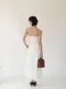 Strapless Linen Maxi Dress sold by VERAFIED