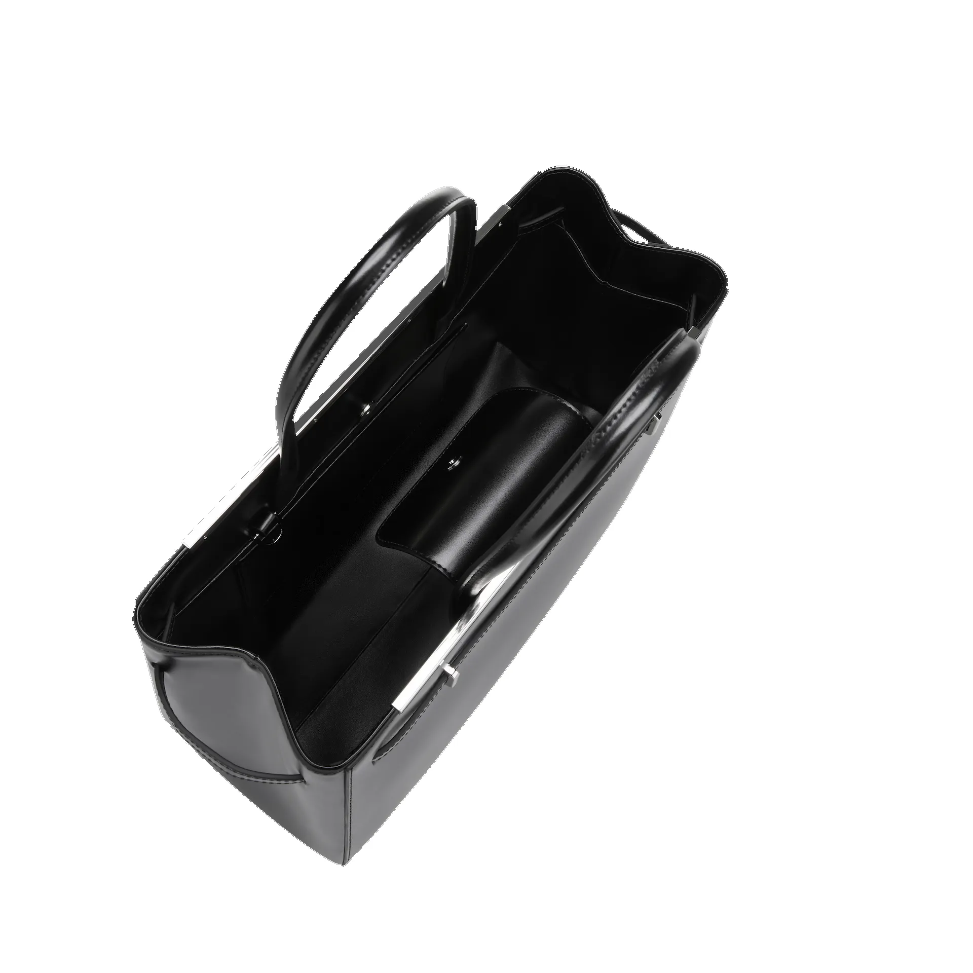 Noir Leather Book Tote Bag 33 sold by VERAFIED product image thumbnail 5