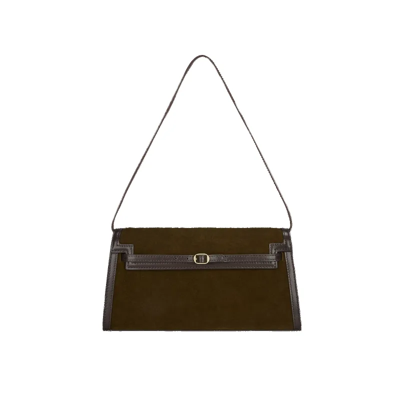 Truffle Suede Shoulder Bag (Only 1 Left) sold by VERAFIED