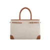 Caramel Canvas Book Tote Bag 33 sold by VERAFIED