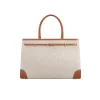 Caramel Canvas Book Tote Bag 33 sold by VERAFIED