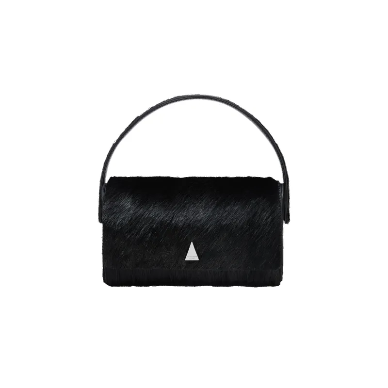 Black Calf Hair La Pochette (Final Sale) sold by VERAFIED