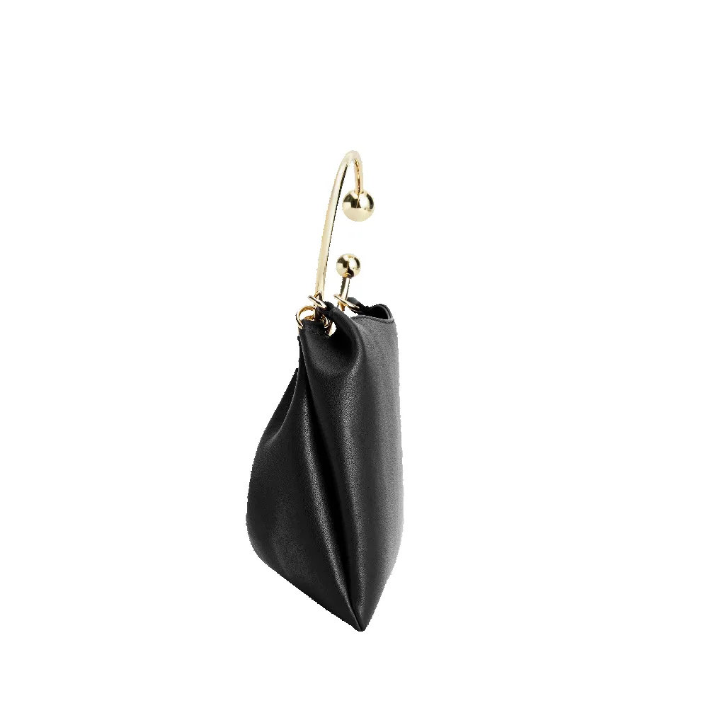 Black Ring Handle Bag sold by VERAFIED product image thumbnail 4