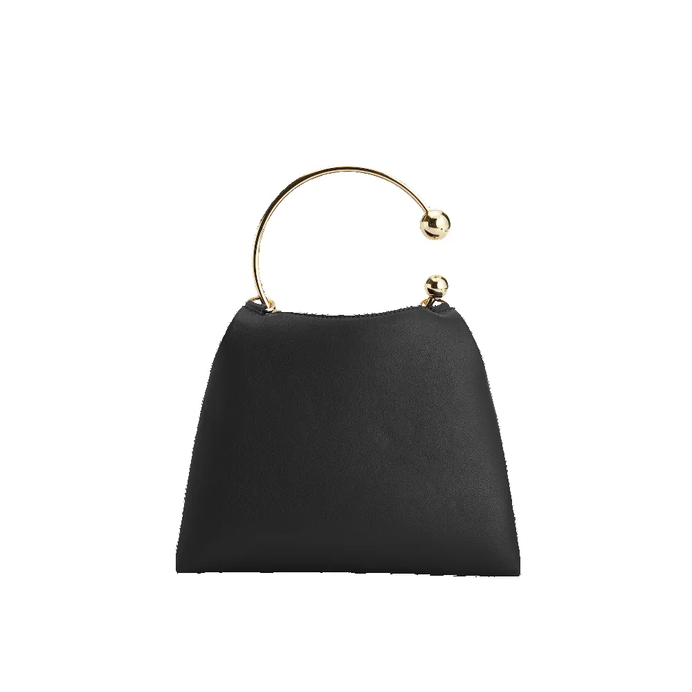 Black Ring Handle Bag sold by VERAFIED product image thumbnail 5
