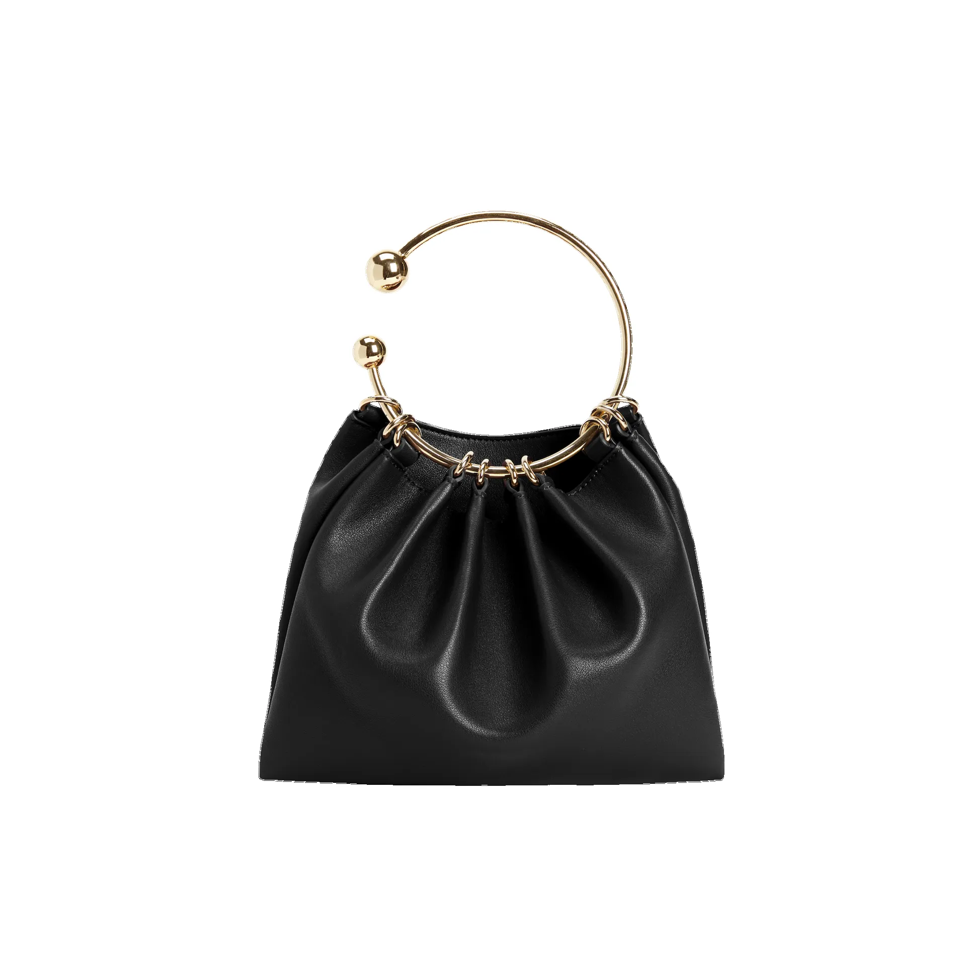 Black Ring Handle Bag sold by VERAFIED product image thumbnail 3
