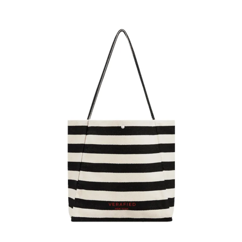 Summer Stripe Tote sold by VERAFIED