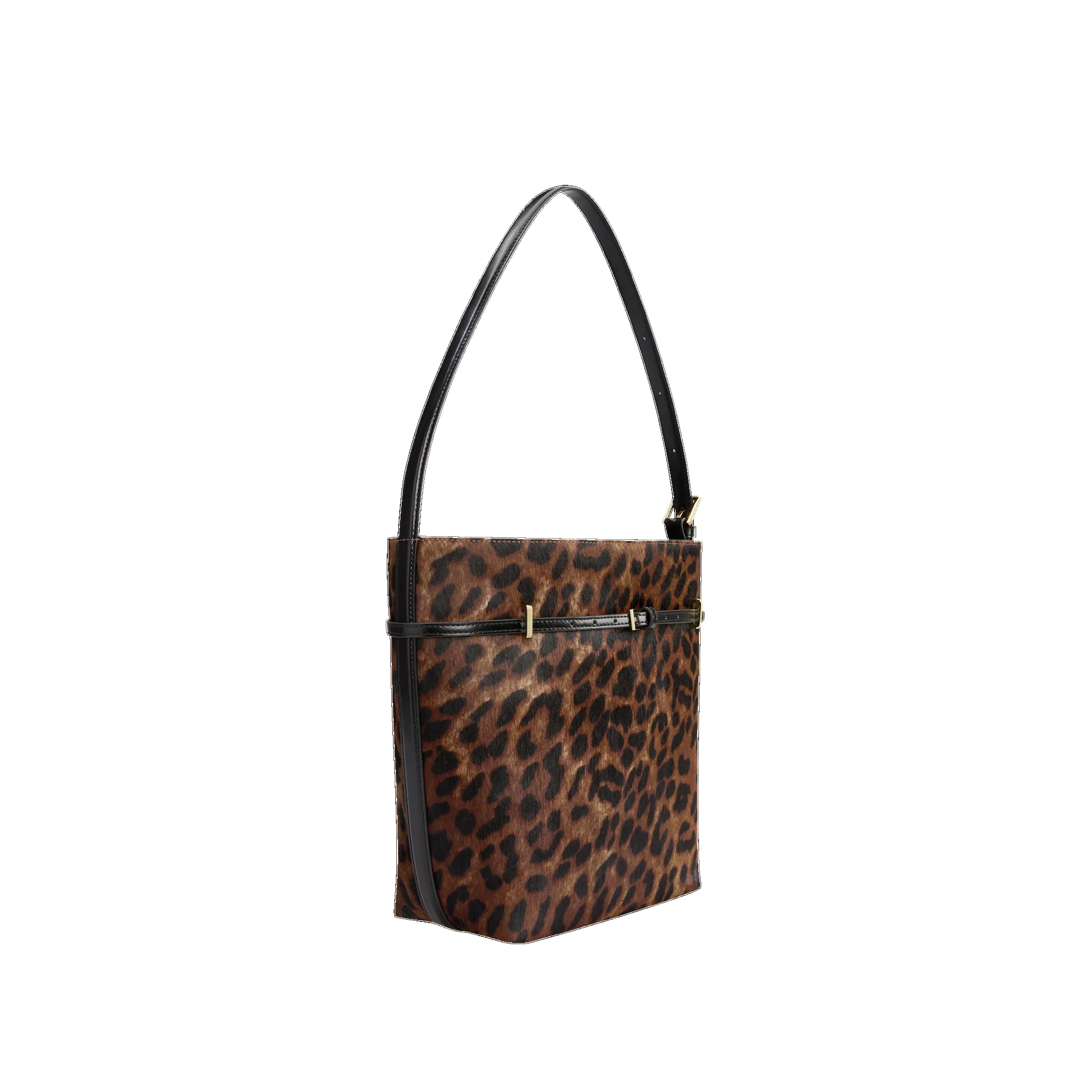 Small Leopard Belted Tote Bag sold by VERAFIED product image thumbnail 5