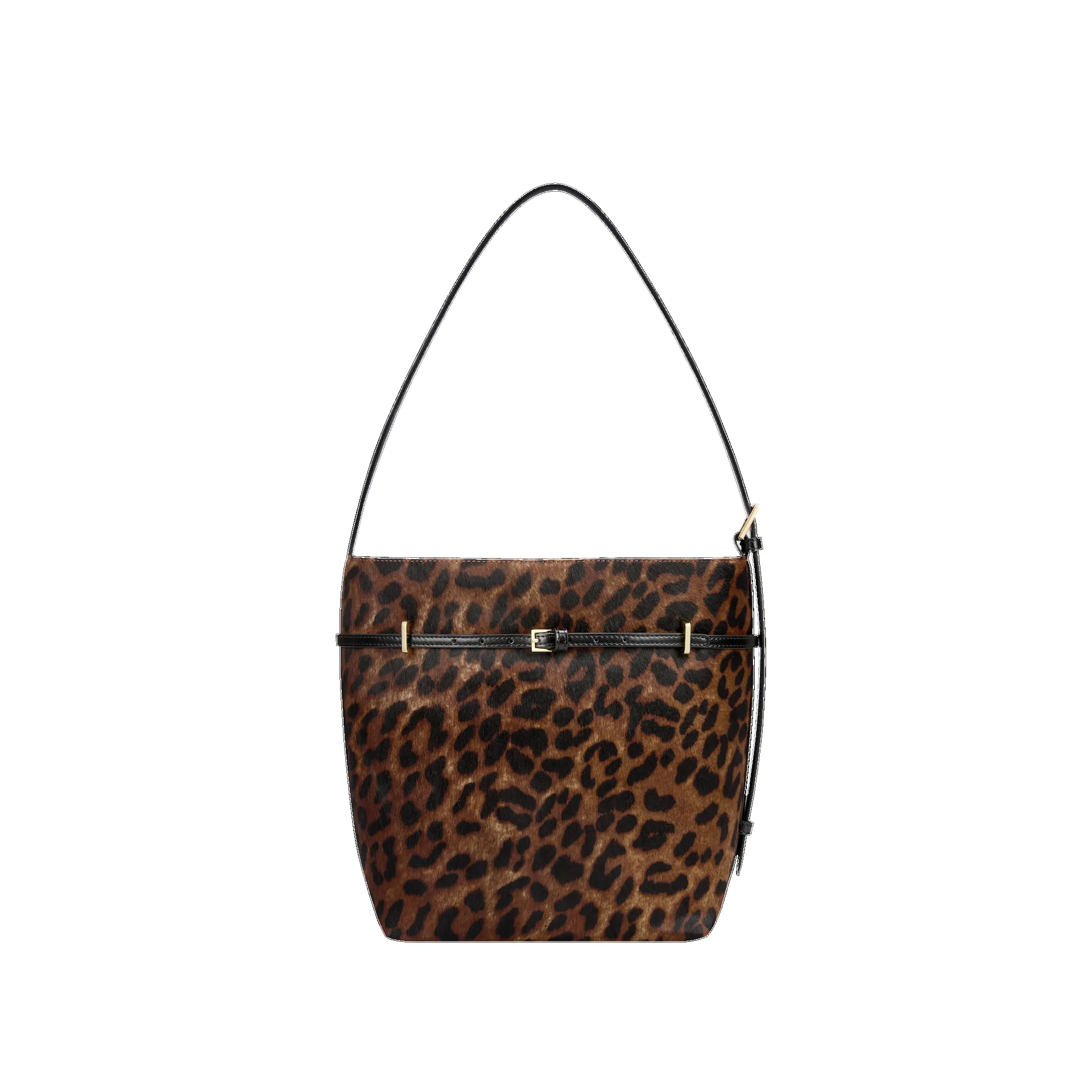 Small Leopard Belted Tote Bag sold by VERAFIED
