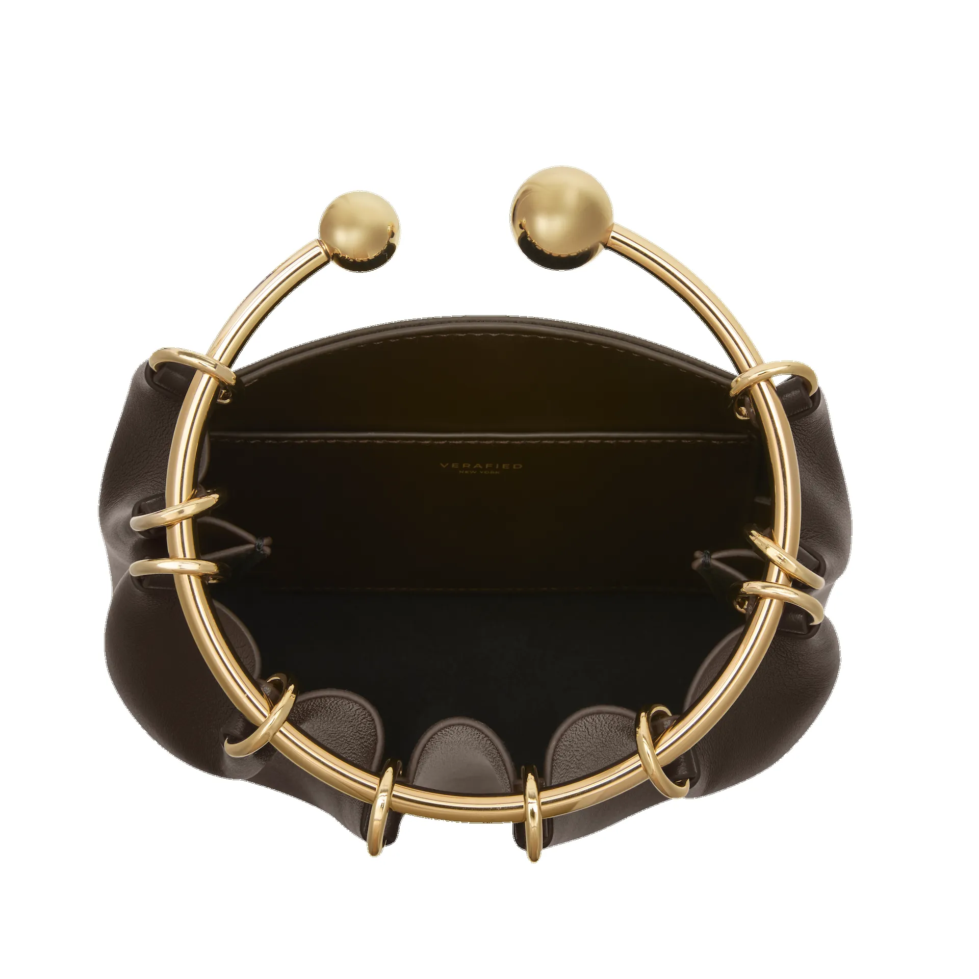 Chocolate Ring Handle Bag sold by VERAFIED product image thumbnail 5