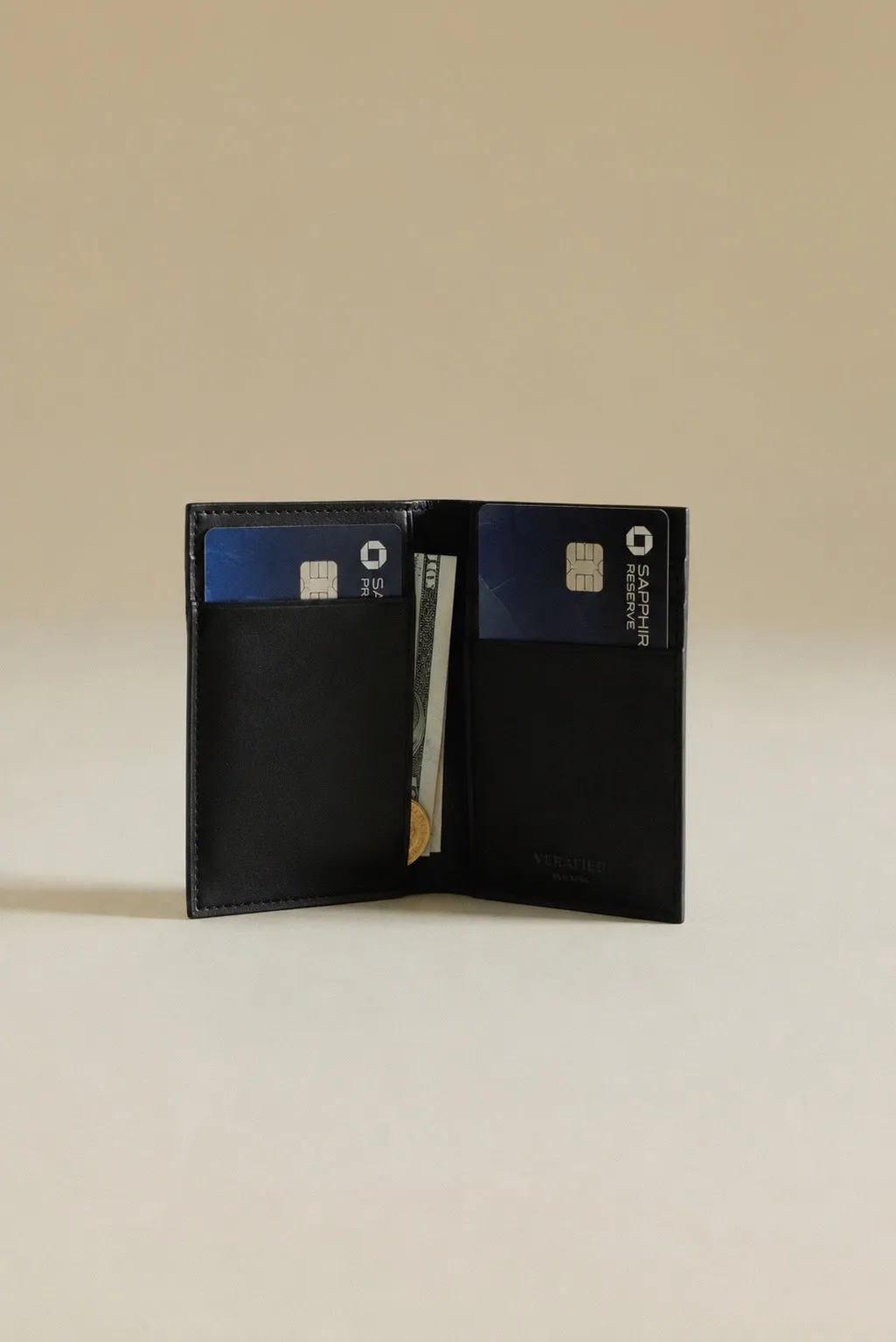 Black Croc Embossed Wallet sold by VERAFIED product image thumbnail 4